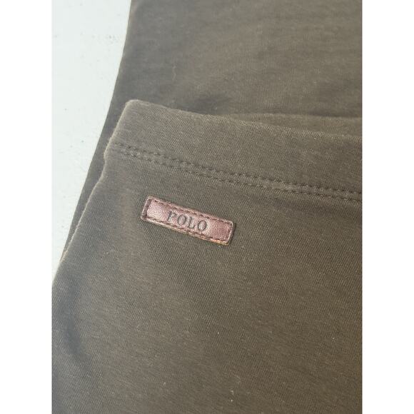 Polo Ralph Lauren Equestrian Pants Medium Brown Breeches Leggings Made In Peru - Picture 8 of 16